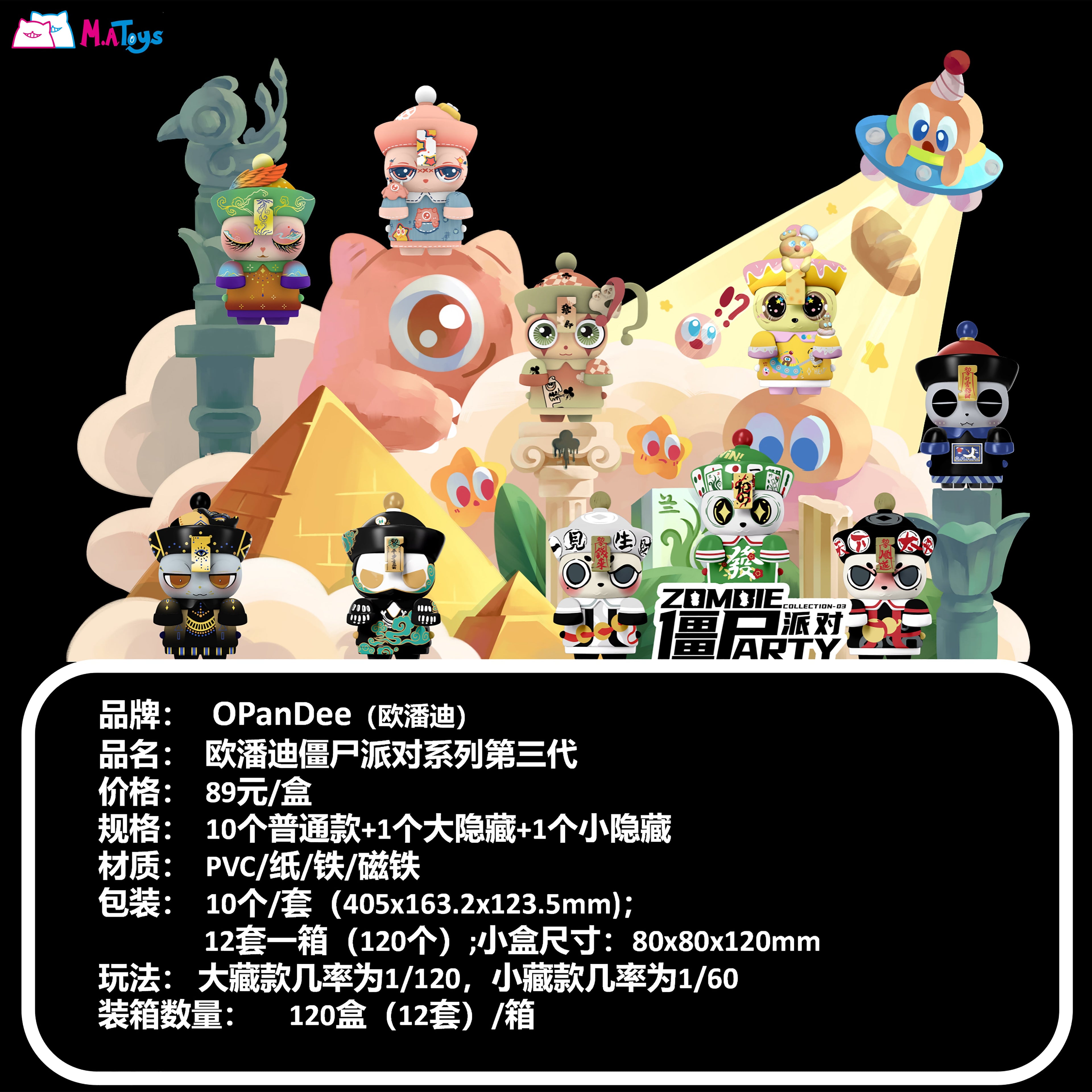 O Pan Dee - Zombie Party Collection 3 - Blind Box