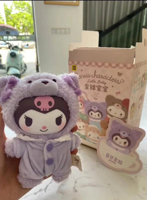 Sanrio Family – Latte Baby Plush Doll Series Keychain Blind Box