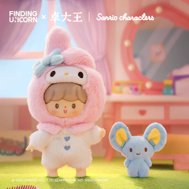 Zzoton x Sanrio – Love League Buddies Vinyl-Plusch Keychain Blind Box