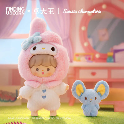 Zzoton x Sanrio – Love League Buddies Vinyl-Plusch Keychain Blind Box