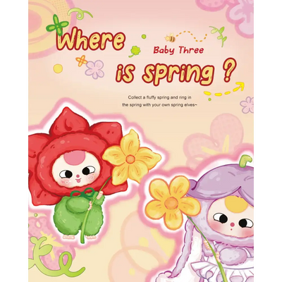 Baby Three Where's Spring? Plush Blind Box - Surprey
