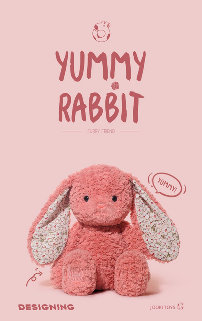 Jooki Original YUMMY RABBIT Twilight Rose Plush