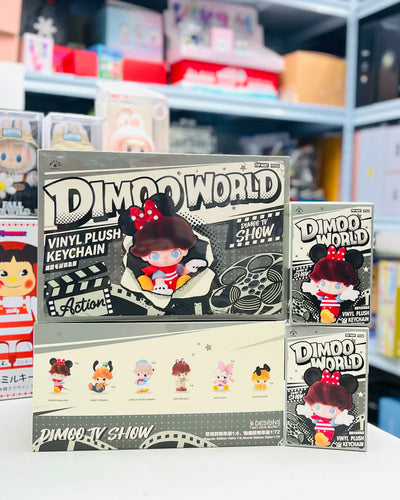 DIMOO WORLD × DISNEY Series-Vinyl Plush Keychain Blind Box - BlindBOX