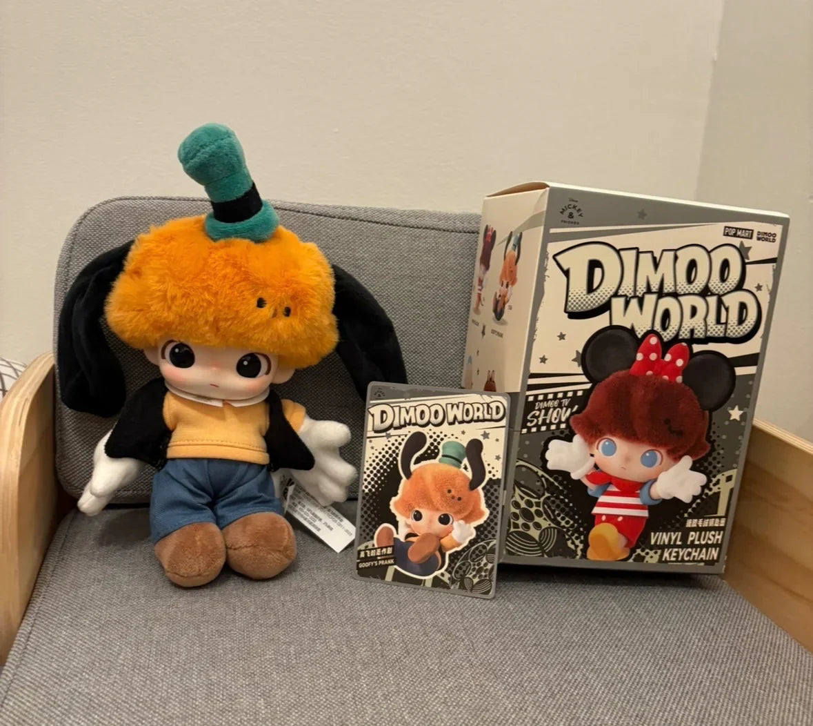 DIMOO WORLD × DISNEY Series-Vinyl Plush Keychain Blind Box - BlindBOX
