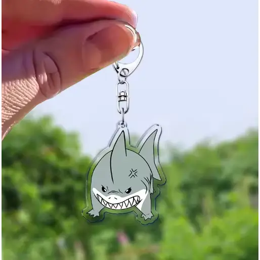 Jeff The Land Shark Keychain - Surprey