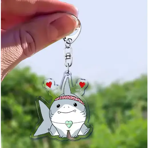 Jeff The Land Shark Keychain - Surprey