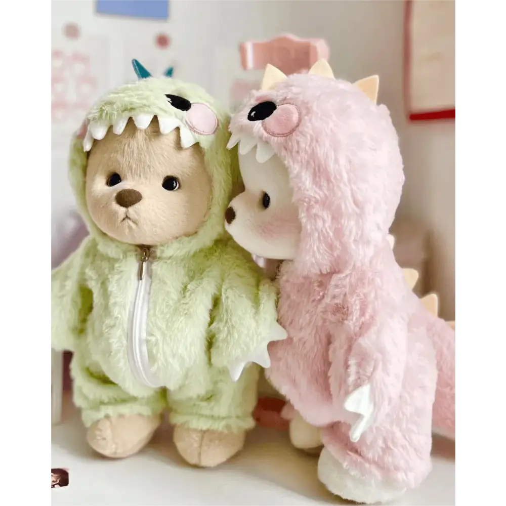 Kissa-Teddy® in green Dino costume - Surprey