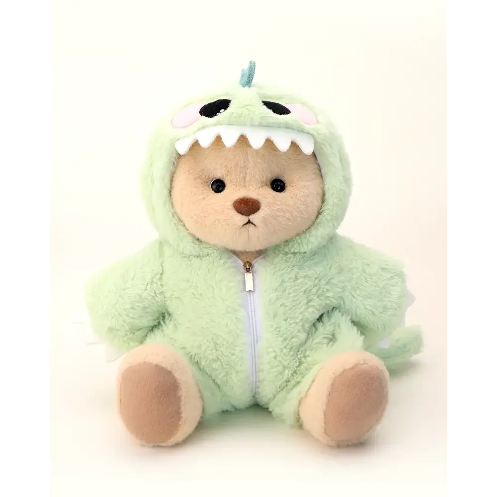 Kissa-Teddy® in green Dino costume - Surprey
