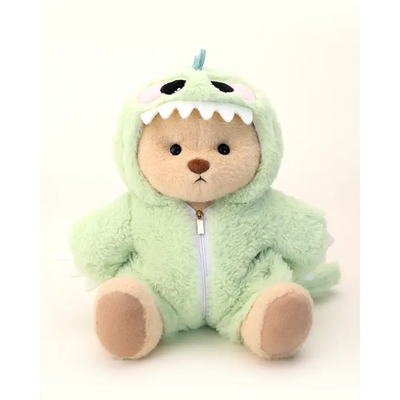 Kissa-Teddy® in green Dino costume - Surprey