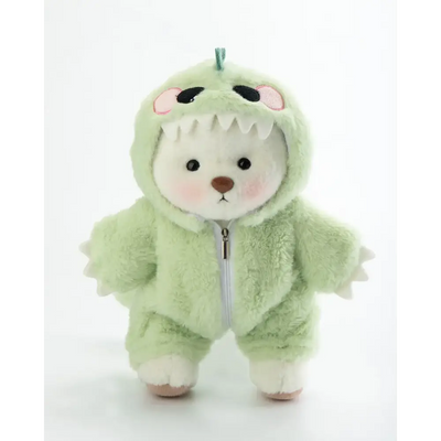 Kissa-Teddy® in green Dino costume - Surprey