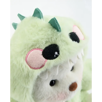 Kissa-Teddy® in green Dino costume - Surprey