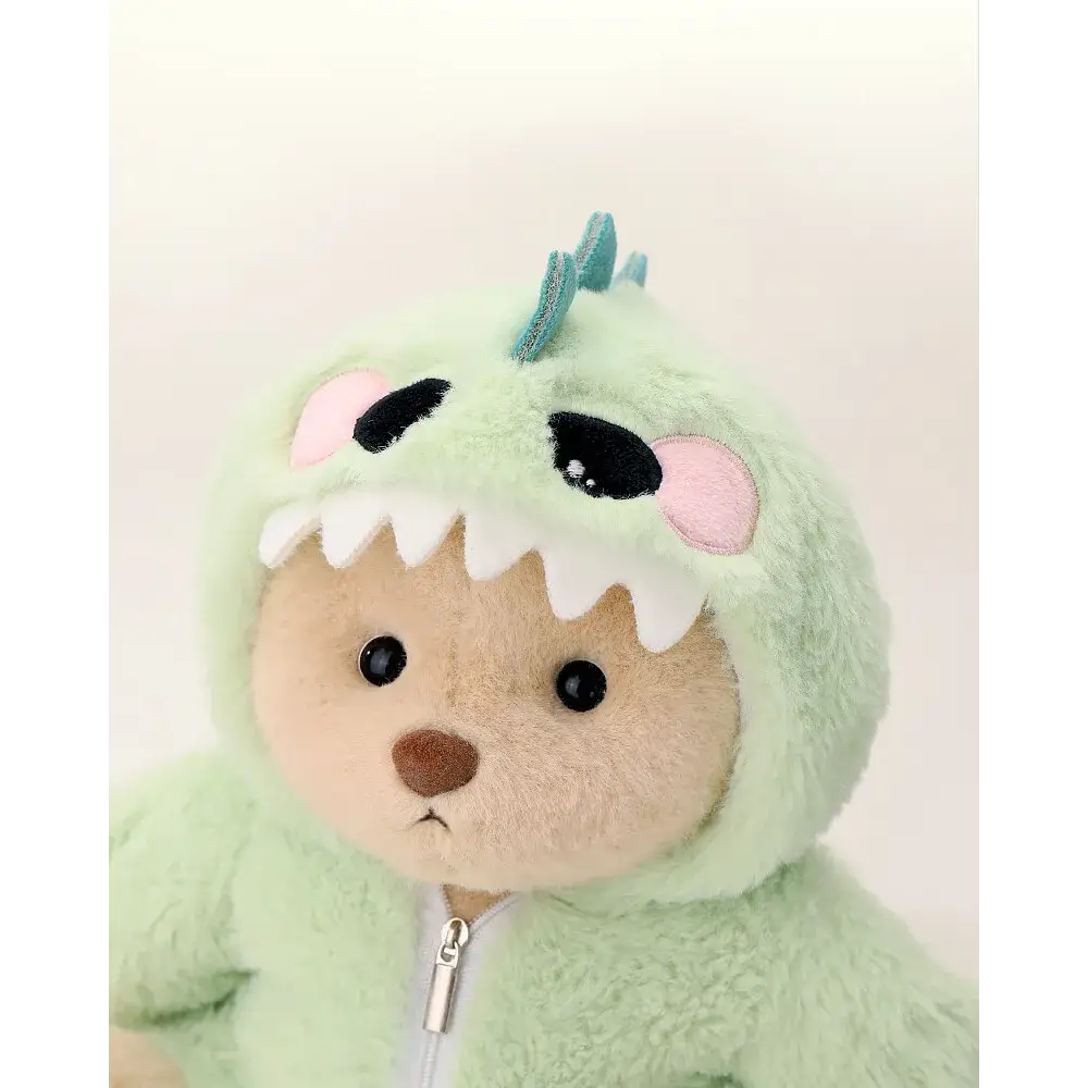 Kissa-Teddy® in green Dino costume - Surprey