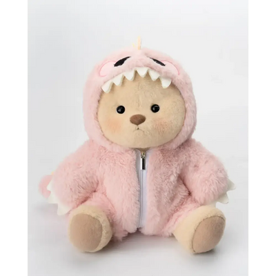 Kissa-Teddy® in pink Dino costume - Surprey