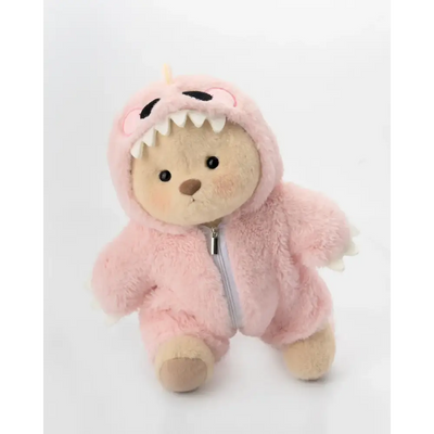 Kissa-Teddy® in pink Dino costume - Surprey