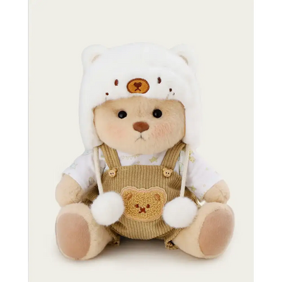 Kissa-Teddy® with white hat - Surprey