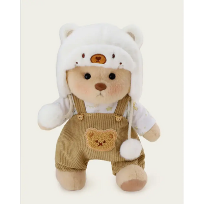 Kissa-Teddy® with white hat - Surprey
