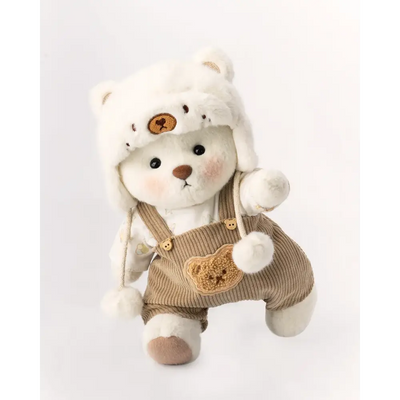 Kissa-Teddy® with white hat - Surprey