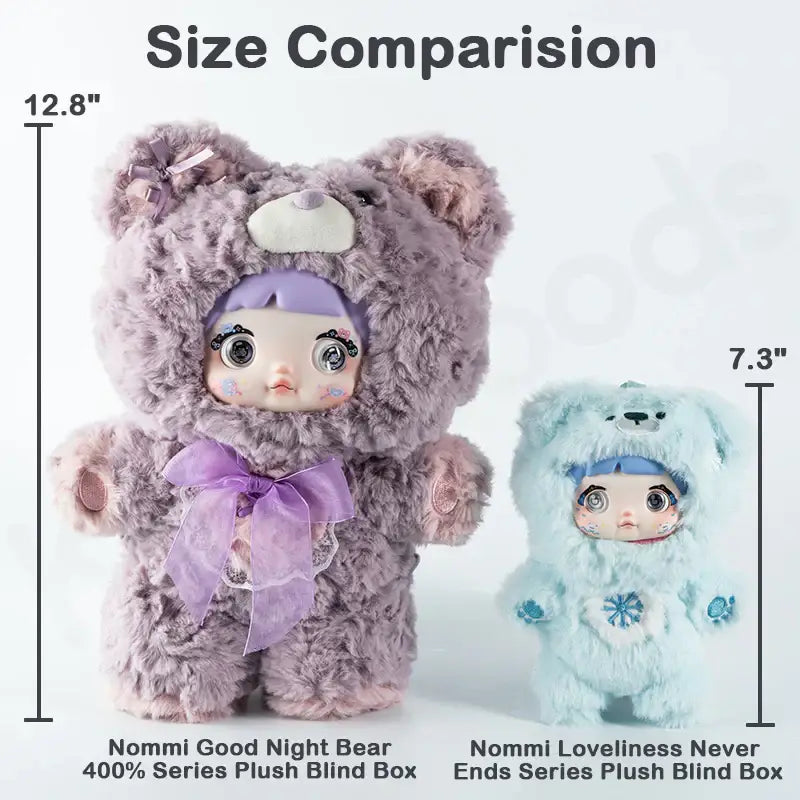 Nommi Good Night,Bear 400% Vinyl Plush Doll - Surprey