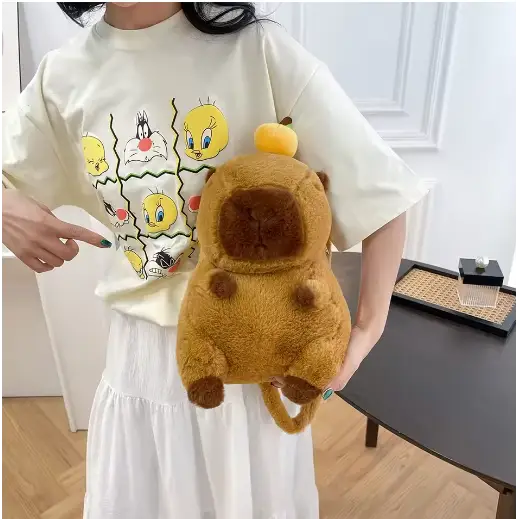 Plush Backpack Capybara - Kinderix