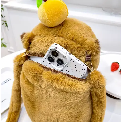 Plush Backpack Capybara - Kinderix