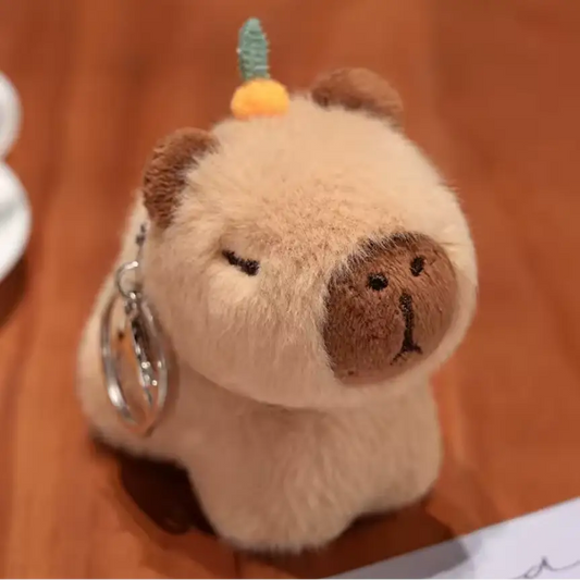 Plush keychains – Capybara, dog & cat - Kinderix