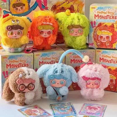 Q Kid Emotional Hairy Monsters Series Plüsch Blindbox (Pre Sale) - Surprey