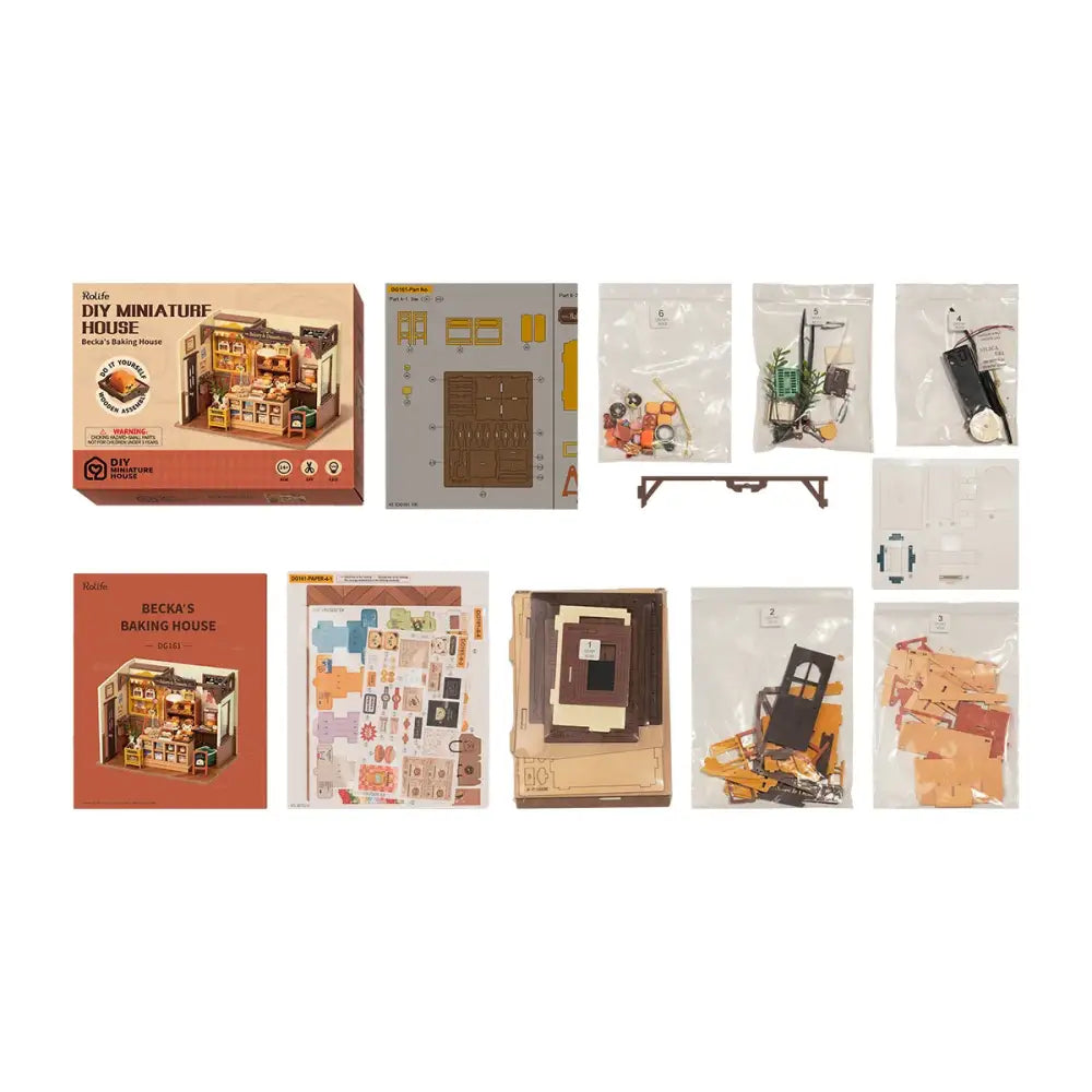 Rolife DIY Miniature House – Becka’s Bakery DG161 - Surprey