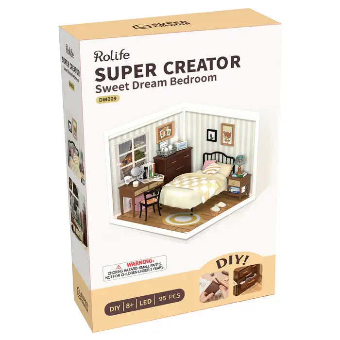 Rolife Sweet Dream Bedroom – DIY Miniaturhaus DW009 - Surprey