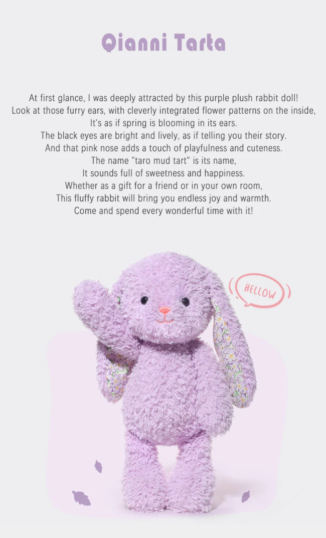 Jooki Original YUMMY RABBIT Qianni Tarta Plush