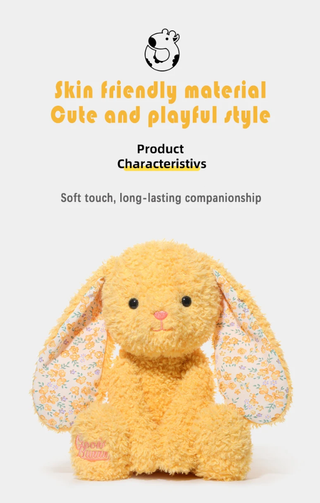Jooki Original YUMMY RABBIT Lemon Dafu Plush